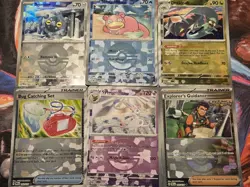 POKE BALL Pokemon Trainers Holo Cards Prismatic Evolution - Mint/ NM Lot of 6 - Image 5
