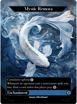 Mystic Remora - Full Art Altered Art Custom Proxy Cards - Image 1