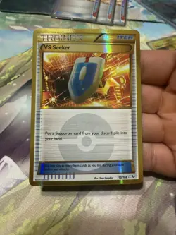 Pokemon Card VS Seeker 110/108 Secret Rare XY Roaring Skies Gold Rare - LP - Image 1