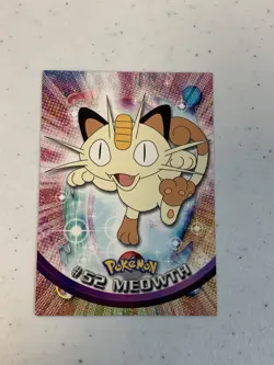 Meowth - #52 - Topps (Black Logo) - Series 1 - Pokemon Card - Image 1