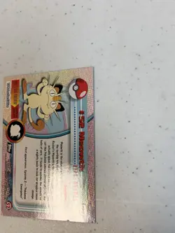 Meowth - #52 - Topps (Black Logo) - Series 1 - Pokemon Card - Image 4