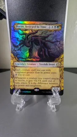 Doran, Besieged by Time (Showcase) Lorwyn Eclipsed Foil R0334 / W Bonus Cards - Image 1