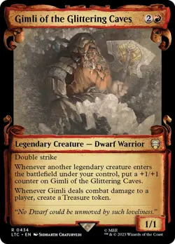 Gimli of the Glittering Caves (Showcase Scrolls) Commander: the Lord of the... - Image 1