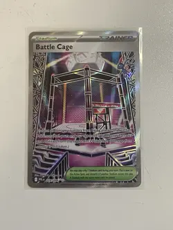 Battle Cage 116/94 Full Art Ultra Rare ME Phantasmal Flames Pokemon TCG NM - Image 1
