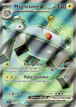 Pokemon TCG Magnezone ex 226/198 Scarlet & Violet Base Set Holo Double Rare NM - Image 1