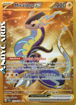 MIRAIDON ex 253/198• Rara Segreta Oro • Scarlatto e Violetto SV POKEMON - Image 1