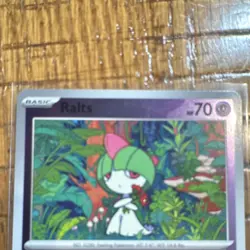 Pokemon Ralts 058/132 Reverse Holo 70HP Psychic Me01 Mega Evolution Card - Image 2