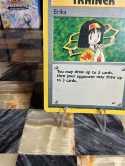 Pokemon TCG Erika Trainer Card 100/132 Gym Heroes Series - Image 4