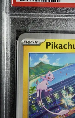 PIKACHU 2024 POKEMON S&V PROMO WORLD CHAMPIONSHIPS #190 PSA 9 - Image 2