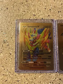 Pokemon Textured Gold Foil, Fan Art (Lot Of Two) Pokemon - Image 3
