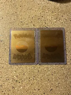 Pokemon Textured Gold Foil, Fan Art (Lot Of Two) Pokemon - Image 4