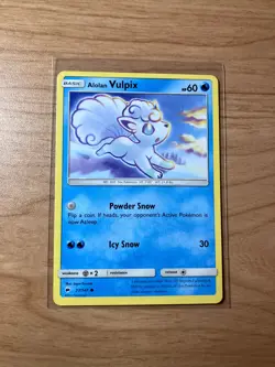 Alolan Vulpix 27/147 Sm-Burning Shadows - Pokemon TCG 2017 - Image 1