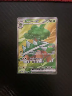 Torterra ex 185/162 - Pokemon SV05: Temporal Forces Full Art Ultra Rare Holo NM - Image 1