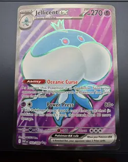 Jellicent ex 160/086 Full Art Ultra Rare - White Flare Pokemon TCG - NM - Image 1