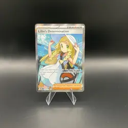 Lillie's Determination SR 169/132 Mega Evolution Pokemon TCG Near Mint NM - Image 1