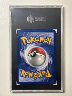 1999 Pokemon Base Set Unlimited ALAKAZAM 1/102 Holo Rare Vintage SGC 7 Near Mint - Image 2