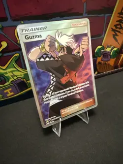 Guzma Trainer Hidden Fates SV84/SV94 Holo Full Art Ultra Rare Pokemon TCG - Image 2