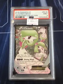 2016 POKEMON XY GENERATIONS RADIANT COLLECTION #RC30 FULL ART/GARDEVOIR EX PSA 9 - Image 1