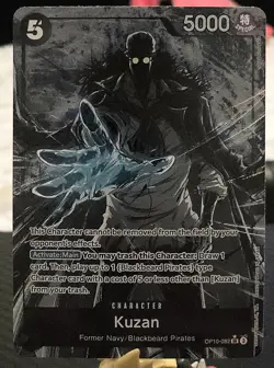 One Piece TCG English OP10-082 Kuzan Alt Art Parallel Royal Blood SR English - Image 1