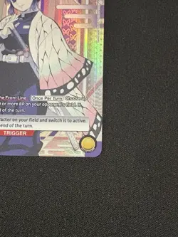 Union Arena Demon Slayer Shinobu Kocho UE05BT/KMY-2-005 U* Foil Card NM - Image 3