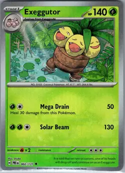 Exeggutor Poke Ball 002/131 SV: Prismatic Evolutions - Pokemon Card - NM - Image 1