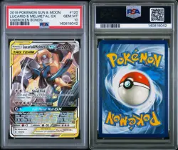 Pokemon TCG Lucario & Melmetal GX Tag Team Unbroken Bonds Card 120/214 PSA 10 - Image 3