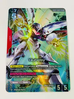 Qubeley GD02-036 LR+ Alternate Alt Art Dual Imapct CARD NM Mobile Suit Zeta Z - Image 3