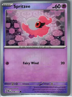 Spritzee (Poke Ball) 038/131 SV: Prismatic Evolutions - Pokemon Card - NM - Image 1