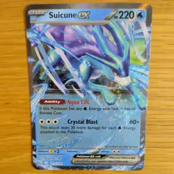 SUICUNE EX 010/034 POKEMON CARD (CLB CLASSIC COLLECTION SET) HALF ART HOLO - Image 1