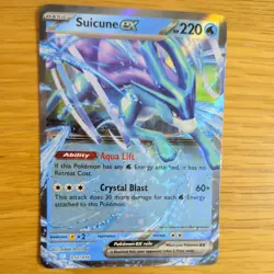 SUICUNE EX 010/034 POKEMON CARD (CLB CLASSIC COLLECTION SET) HALF ART HOLO - Image 3