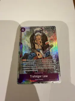 One Piece Card Game TCG - Trafalgar Law (ST10-010) Treasure Rare Card - MINT - Image 1