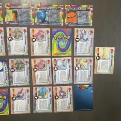 31 Pokemon Topps Cards Nintendo Moderately Played to Damaged Condition - Image 5