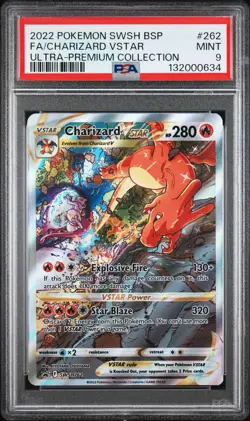 Charizard VSTAR SWSH262 SWSH: Sword & Shield Promo Cards Holo PSA 9 - Image 1