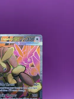 Mega Lopunny EX 115/94 Full Art Phantasmal Flames Pokemon TCG Card NM - Image 2