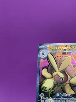 Mega Lopunny EX 115/94 Full Art Phantasmal Flames Pokemon TCG Card NM - Image 3