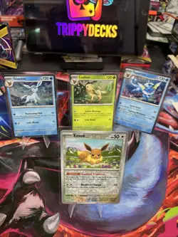 Prismatic Evolutions Eveelutions Holo & Reverse Holo Card Lot NM/M - Image 1