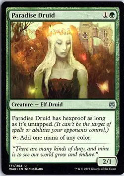 Paradise Druid U War of the Spark 171 LP Magic - Image 1