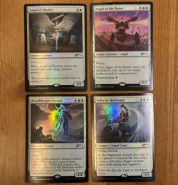 MTG Angels Secret Lair Drop NM Foil Lot, SLD, White, Angel Ruins Valkyrie Seraph - Image 1