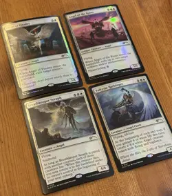 MTG Angels Secret Lair Drop NM Foil Lot, SLD, White, Angel Ruins Valkyrie Seraph - Image 2