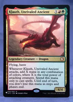 Klauth, Unrivaled Ancient - MTG - The List Reprints - Excellent NM - Image 1
