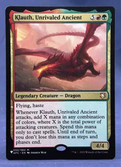 Klauth, Unrivaled Ancient - MTG - The List Reprints - Excellent NM - Image 3