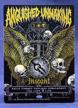 Anguished Unmaking (138) -MTG- Secret Lair Drop Party Hard Shred Harder SLD - NM - Image 1