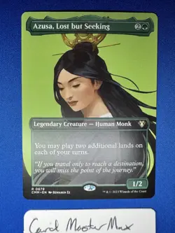 Azusa, Lost but Seeking (Borderless) R Commander Masters 679 Normal NM - Image 1