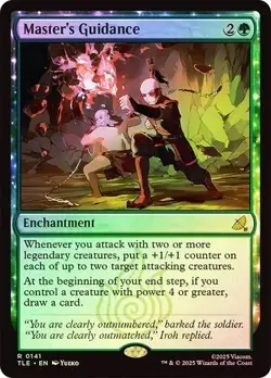 Master's Guidance (Foil) (R) MTG Avatar: The Last Airbender: Eternal-Legal (TLE) - Image 1