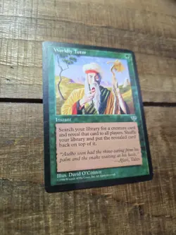 MtG Worldly Tutor: Mirage NM ACTUAL PHOTOS! - Image 2