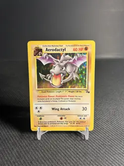 Pokemon TCG Aerodactyl 1/62 Fossil Holo MP - Image 1