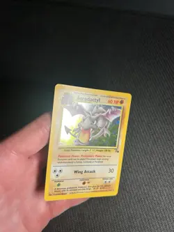 Pokemon TCG Aerodactyl 1/62 Fossil Holo MP - Image 4