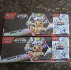 Pokemon Prismatic Evolutions Surprise Box & Booster Bundle X2 Sams Club - Image 1
