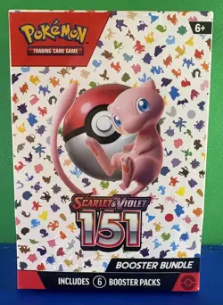 Pokemon TCG 151 Booster Bundle - 6 Packs - SEALED - Image 1