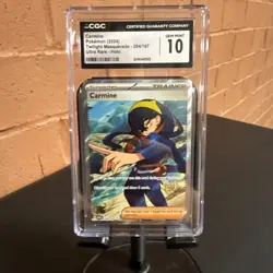 Carmine 204/167 Sv06: Twilight Masquerade Holo CGC Gem Mint 10 Graded Pokemon - Image 1